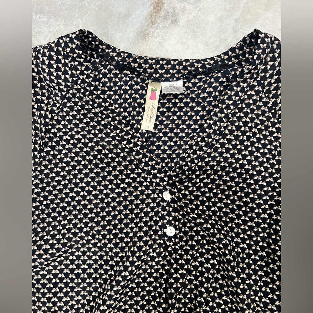 Alice Moon Black and White Blouse - Picture 6 of 8